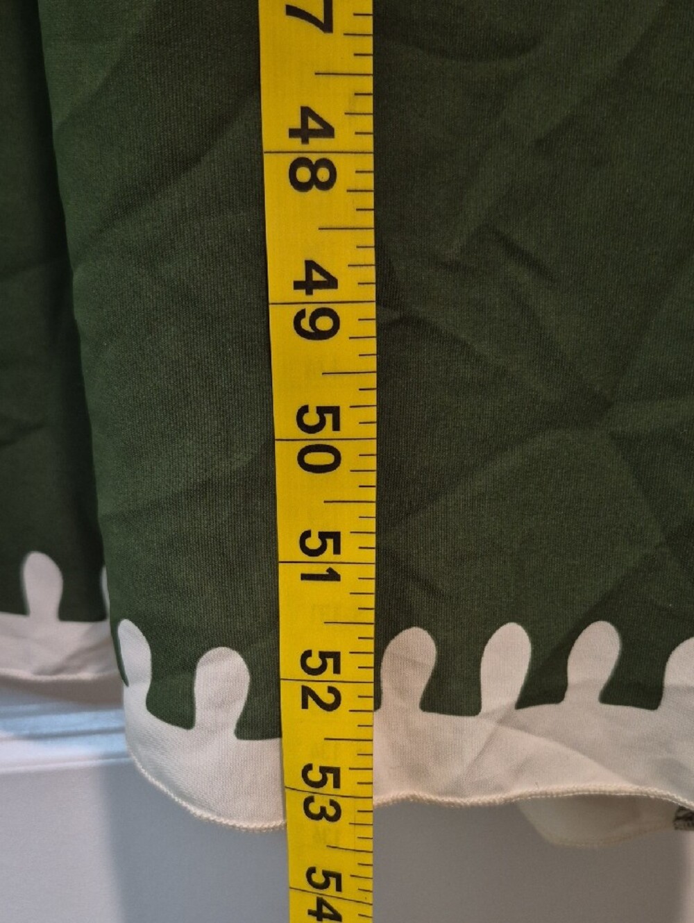Pretty Garden Green Smocked Maxi Dress with White Print Size XL - Picture 8 of 10